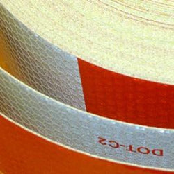 Merco Tape™ Vehicle Conspicuity Tape USA Made Solid or Striped in Full Length 150ft rolls M215