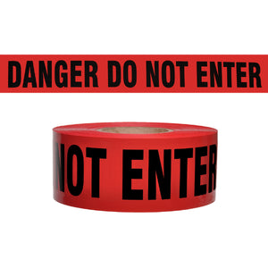 DANGER DO NOT ENTER Barricade Tape in Red and Black | Merco Tape® M234
