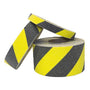 Load image into Gallery viewer, Anti-Slip Silicone Carbide Abrasive Grit Tape ~ Commercial Grade w Yellow and Black Stripe | Merco Tape™ M321
