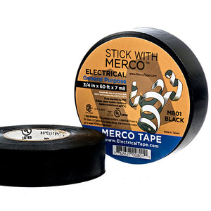 Electrical Tape High Quality U/L Listed General Purpose Grade  | Merco Tape® M801