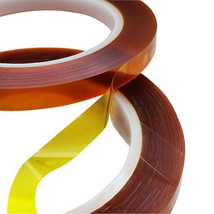 Merco Tape™ POLYIMIDE Double Coated High Temperature Silicone Adhesive Masking Tape - 2.5 mil overall